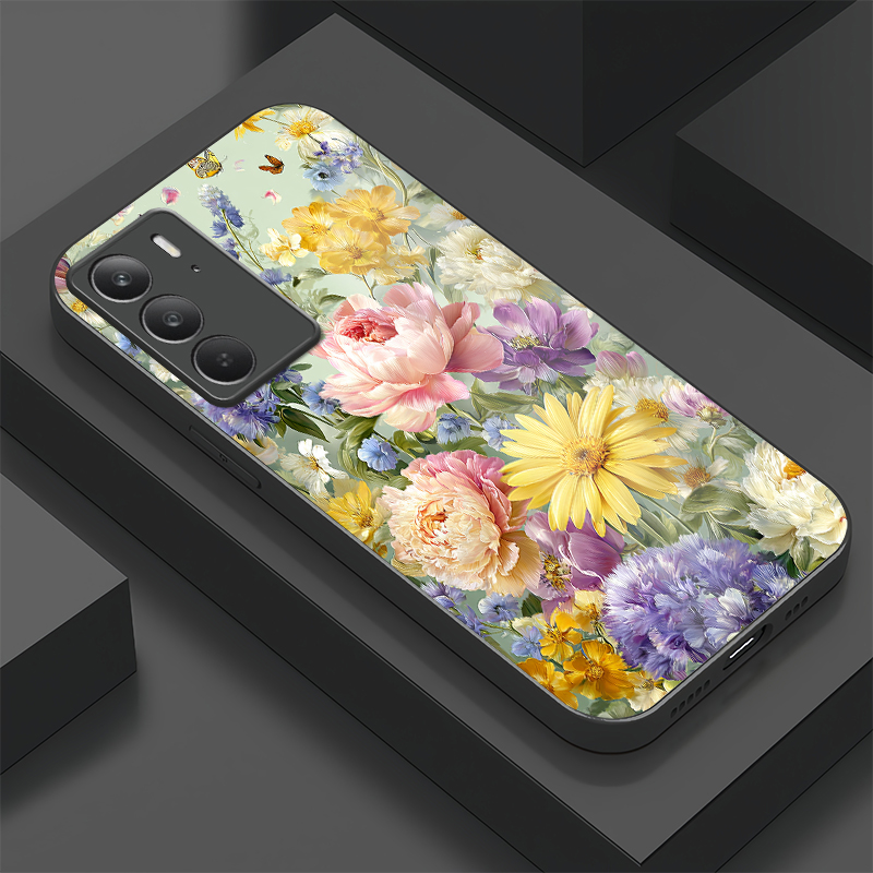 Realme C67 - Gehard Glas Telefoon Case Voor OPPO