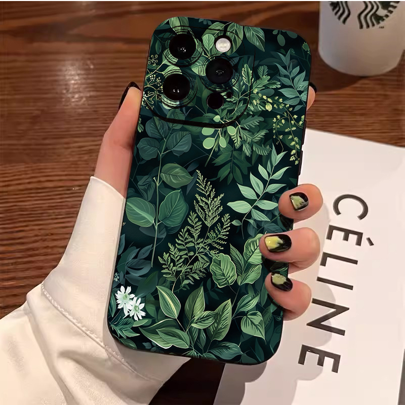 Samsung Galaxy A55 - Palmenblad Bloem Telefoonhoesjes Voor Samsung Galaxy