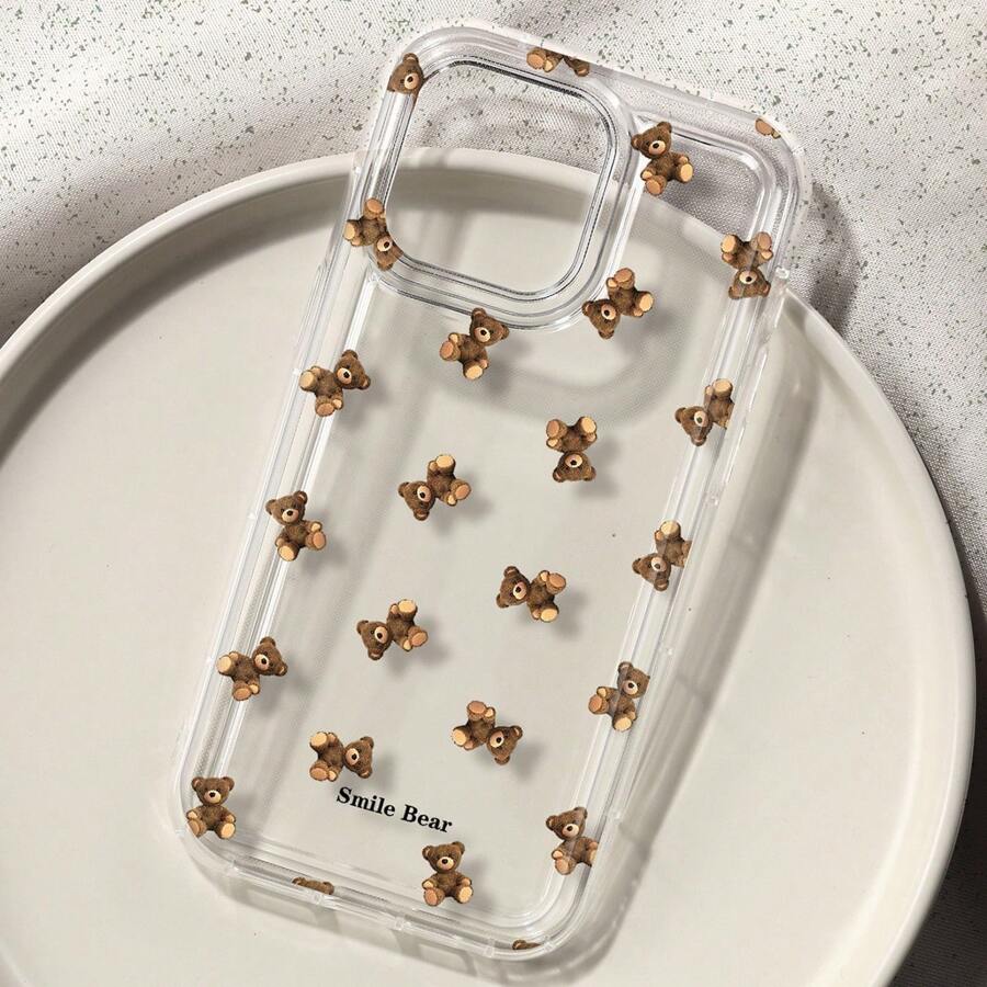 Apple Iphone 15 Pro Max - Bloem Beer Print Telefoonhoesje voor iPhone