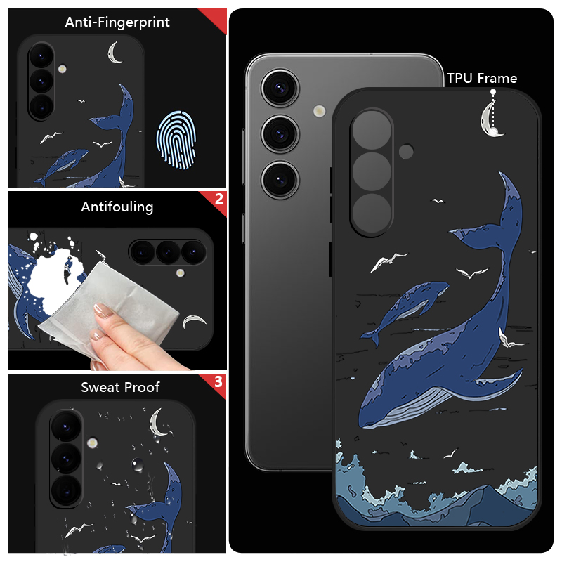 Walvis Telefoonhoesje voor Sam - Samsung Galaxy A55 recensie en prijs