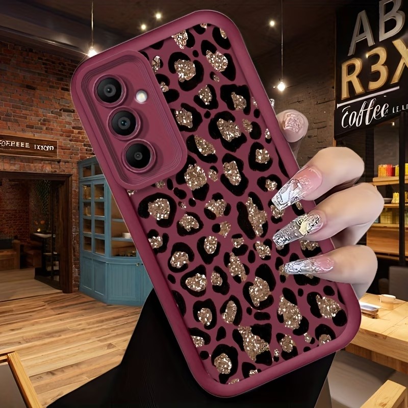 Glitter luipaardprint silicone - Samsung Galaxy A55 recensie en prijs