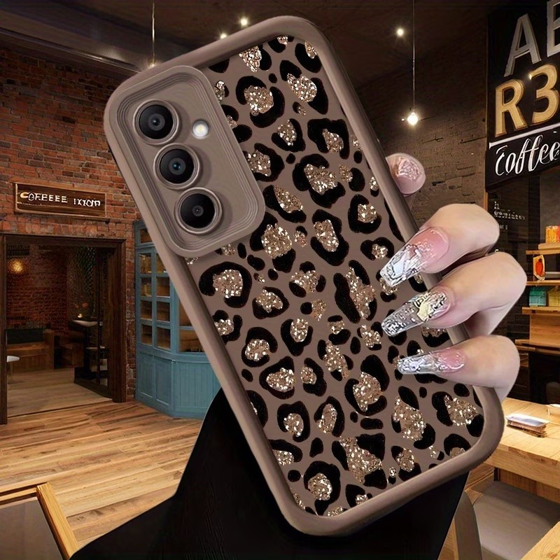 Glitter luipaardprint silicone - Samsung Galaxy A55 recensie en prijs