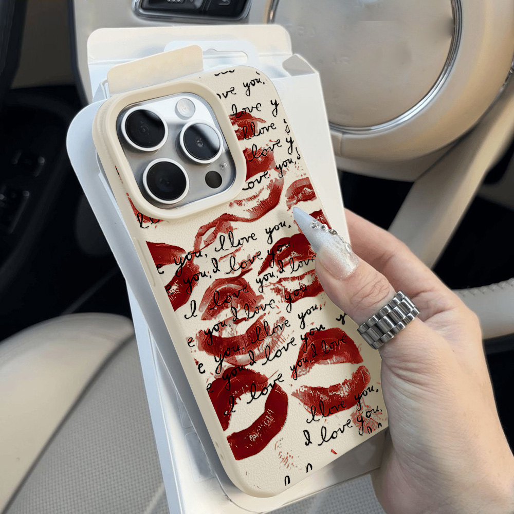 Heldere Rode Lippen Lederen Te - Apple Iphone 16 recensie en prijs