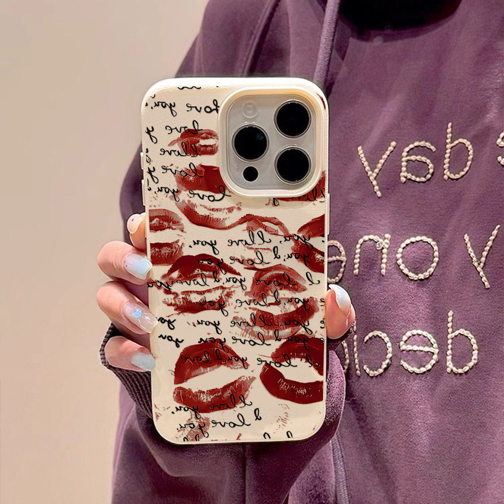 Heldere Rode Lippen Lederen Te - Apple Iphone 16 recensie en prijs