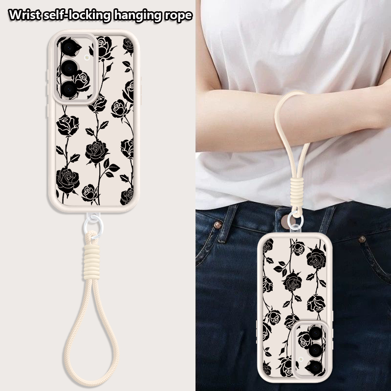 Bloemenpatroon Lanyard Telefoo - Samsung Galaxy A55 recensie en prijs